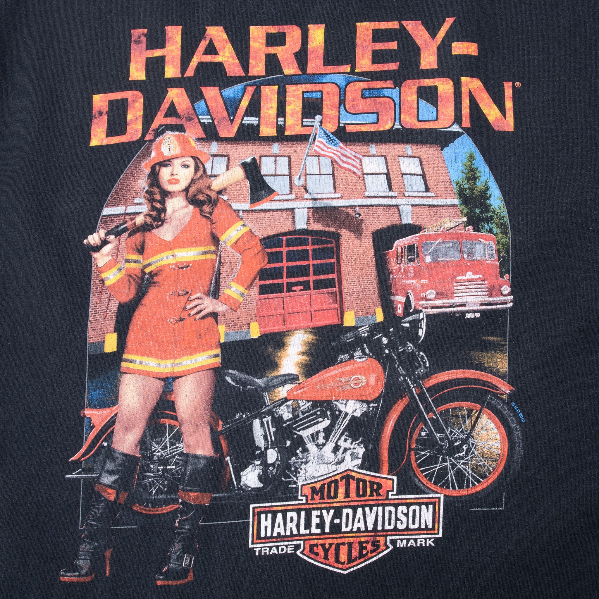 Vintage Harley Davidson Las Vegas Tee Shirt 2002 Size 2XL Made In Usa