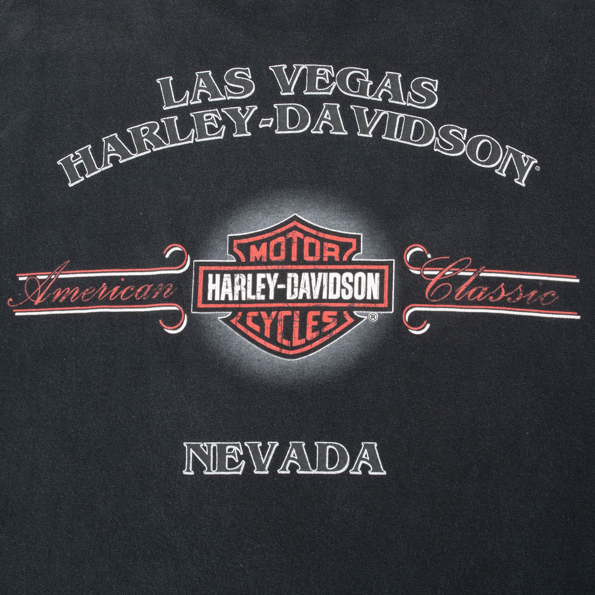 Vintage Harley Davidson Las Vegas Tee Shirt 2002 Size 2XL Made In Usa
