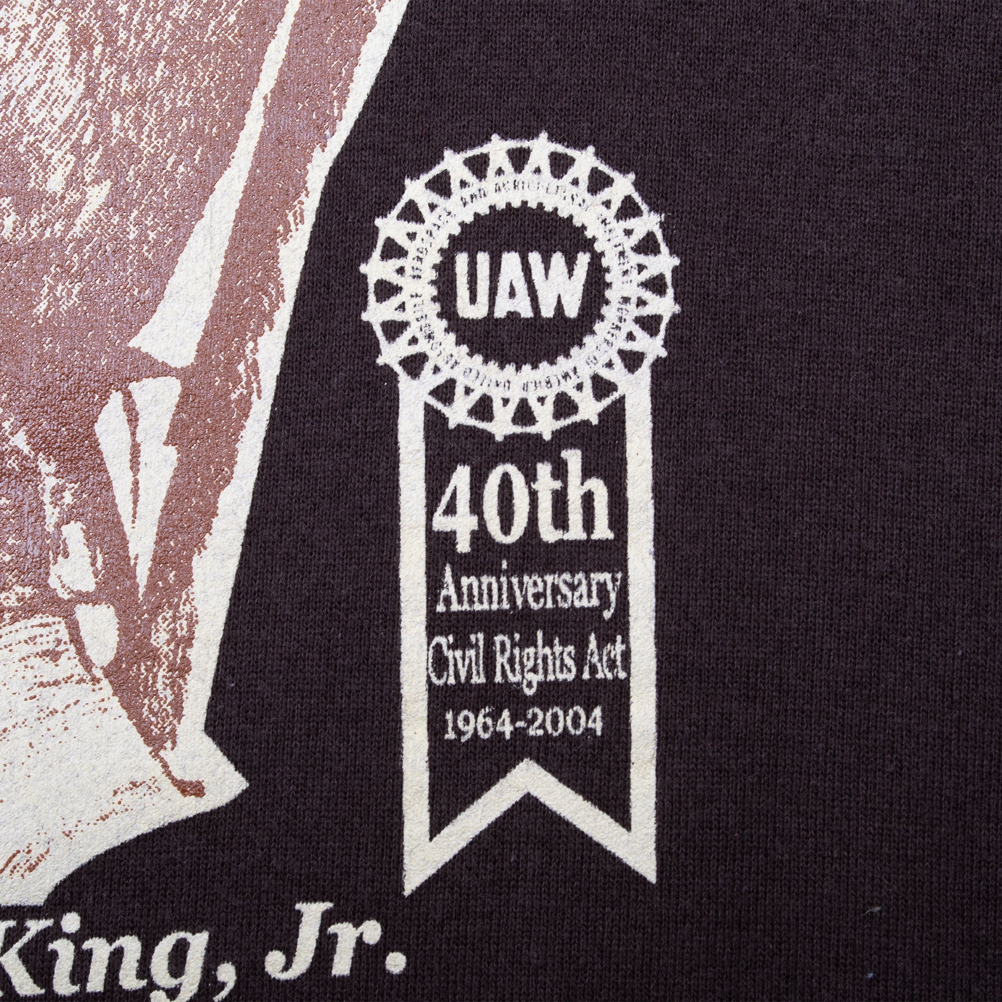 Vintage Martin Luther King Jr On The Long Road To Freedom 2004 Sweatshirt Size XL Made In Usa