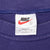 Vintage Nike Classic Swoosh Purple Sweatshirt 1990S Size Large Made In Usa