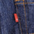 Beautiful Indigo Levis 501 Jeans Made in USA with dark wash Size on Tag 34X30 Actual Size 34X28 Back Button #544