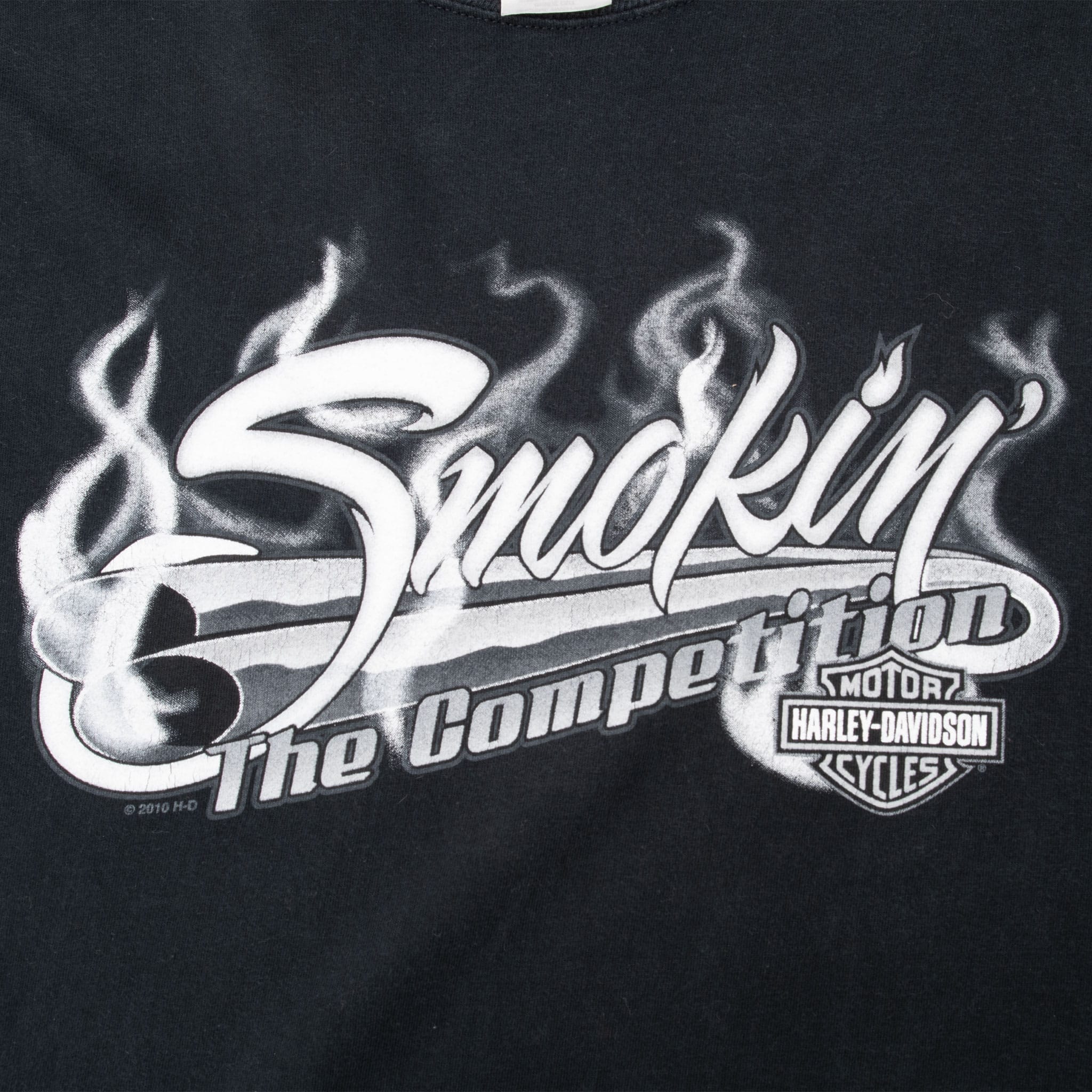 Vintage Harley Davidson Jackson Wyoming 2010 Tee Shirt Size 2XL Made In Usa