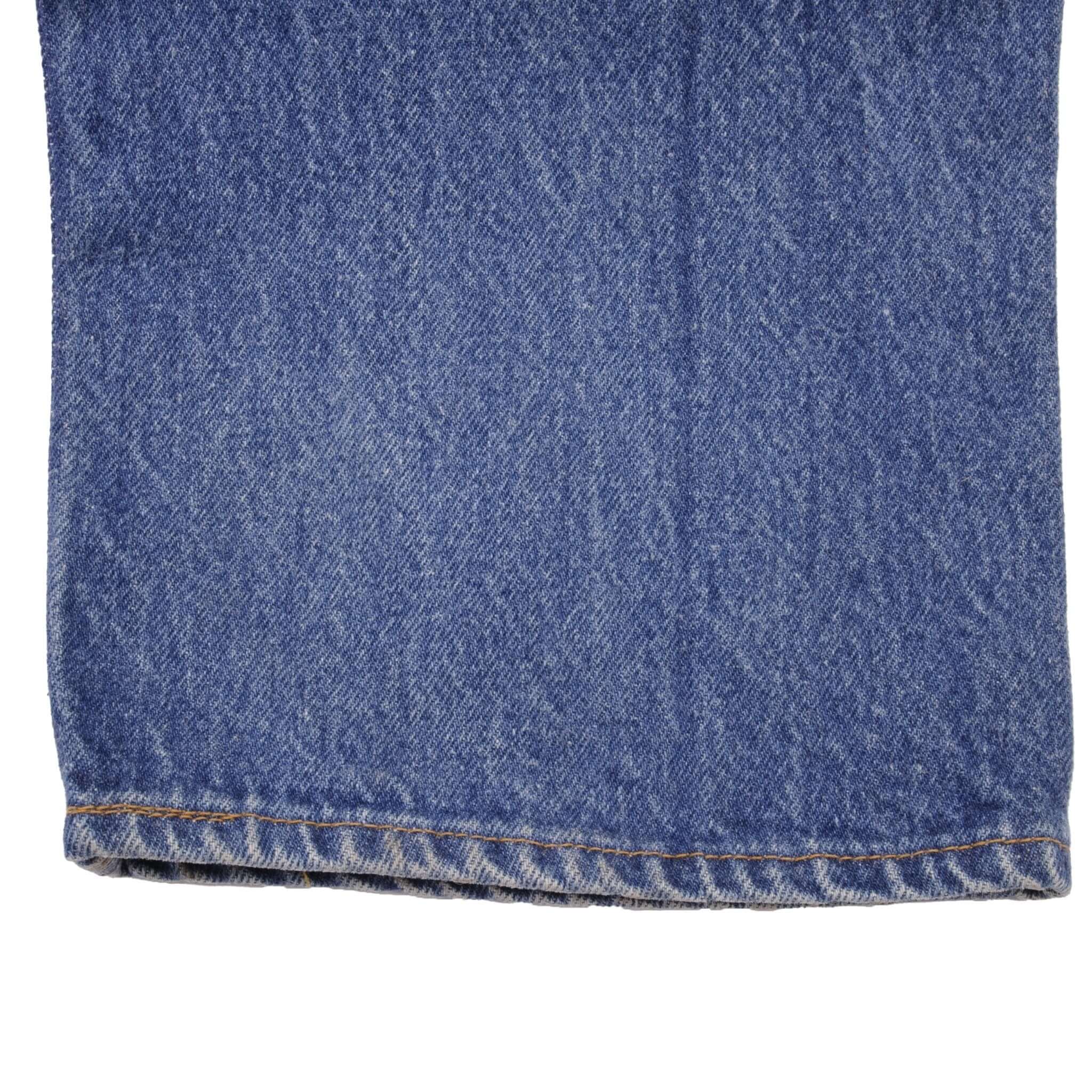 Beautiful Indigo Levis 501 Jeans 1980s Made in USA with Medium Wash   Size on tag 34X40 Actual Size 33X37 Back Button #501