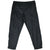 Front of black Nike women's track pants with elastic waistband and cuffs