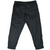 Back of black Nike women's track pants with elastic waistband and cuffs
