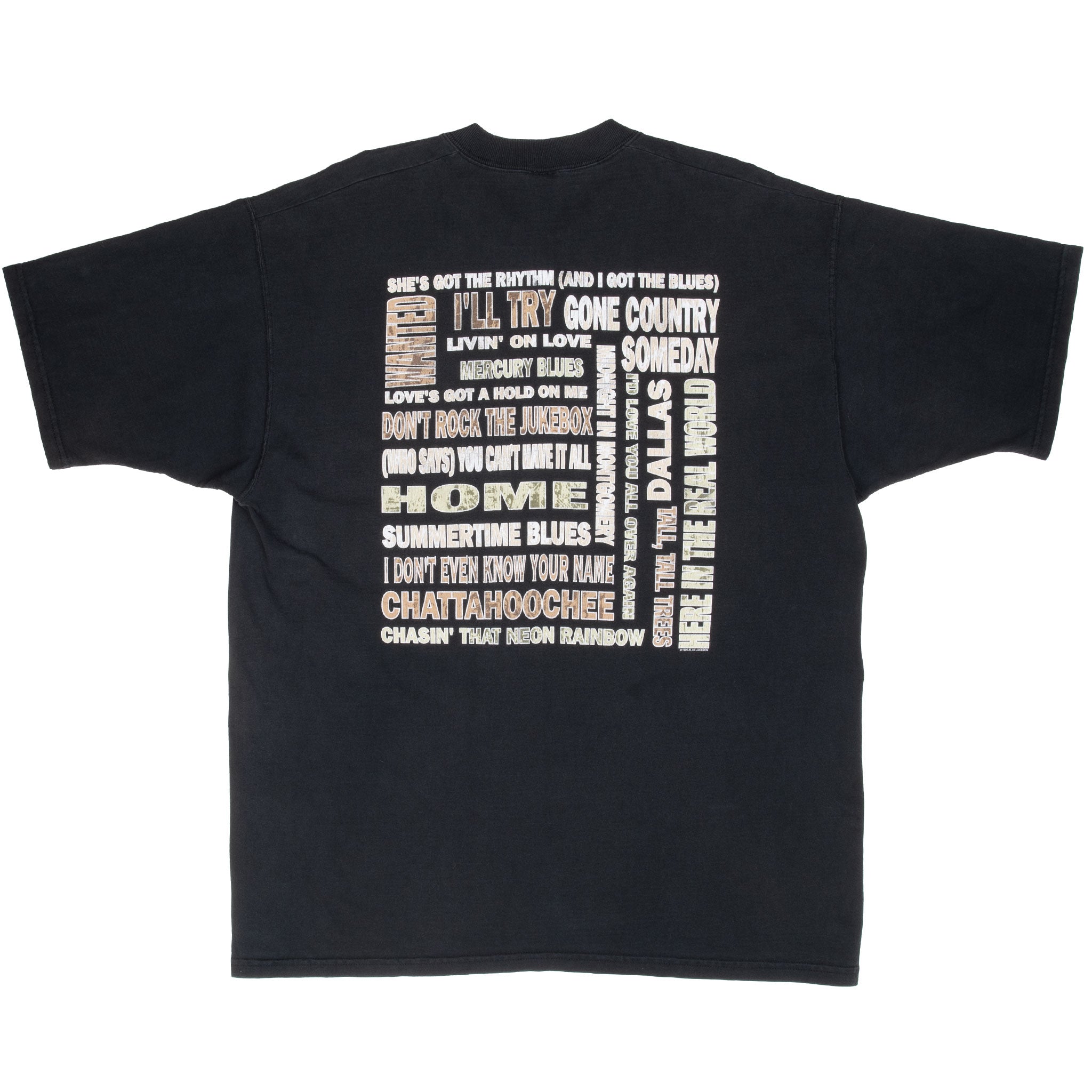 Vintage Alan Jackson Tee Shirt 1996 Size XL Made In Usa