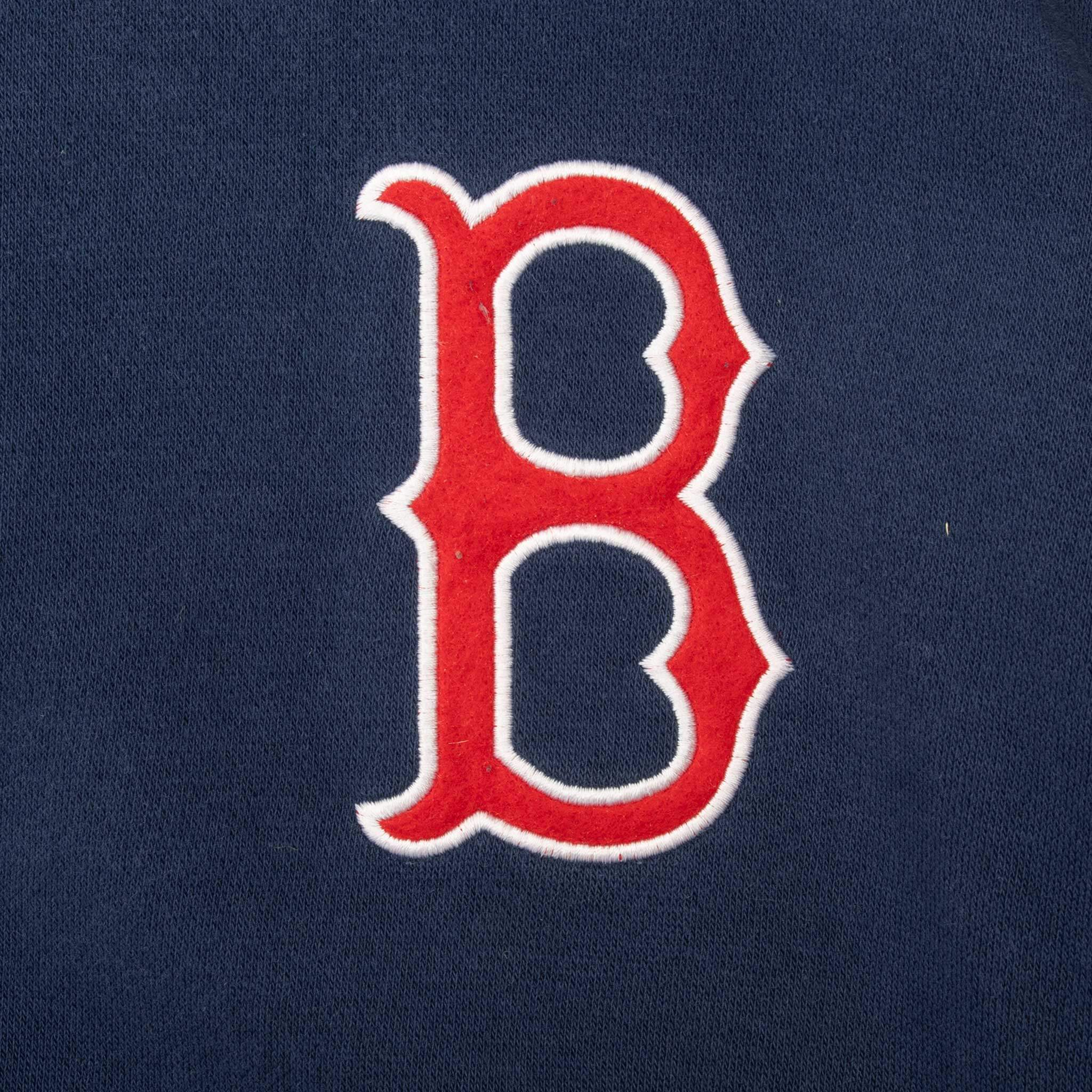 Vintage Mlb Boston Red Sox Full Zip Nike Hoodie Sweatshirt 1990S Size 2XL