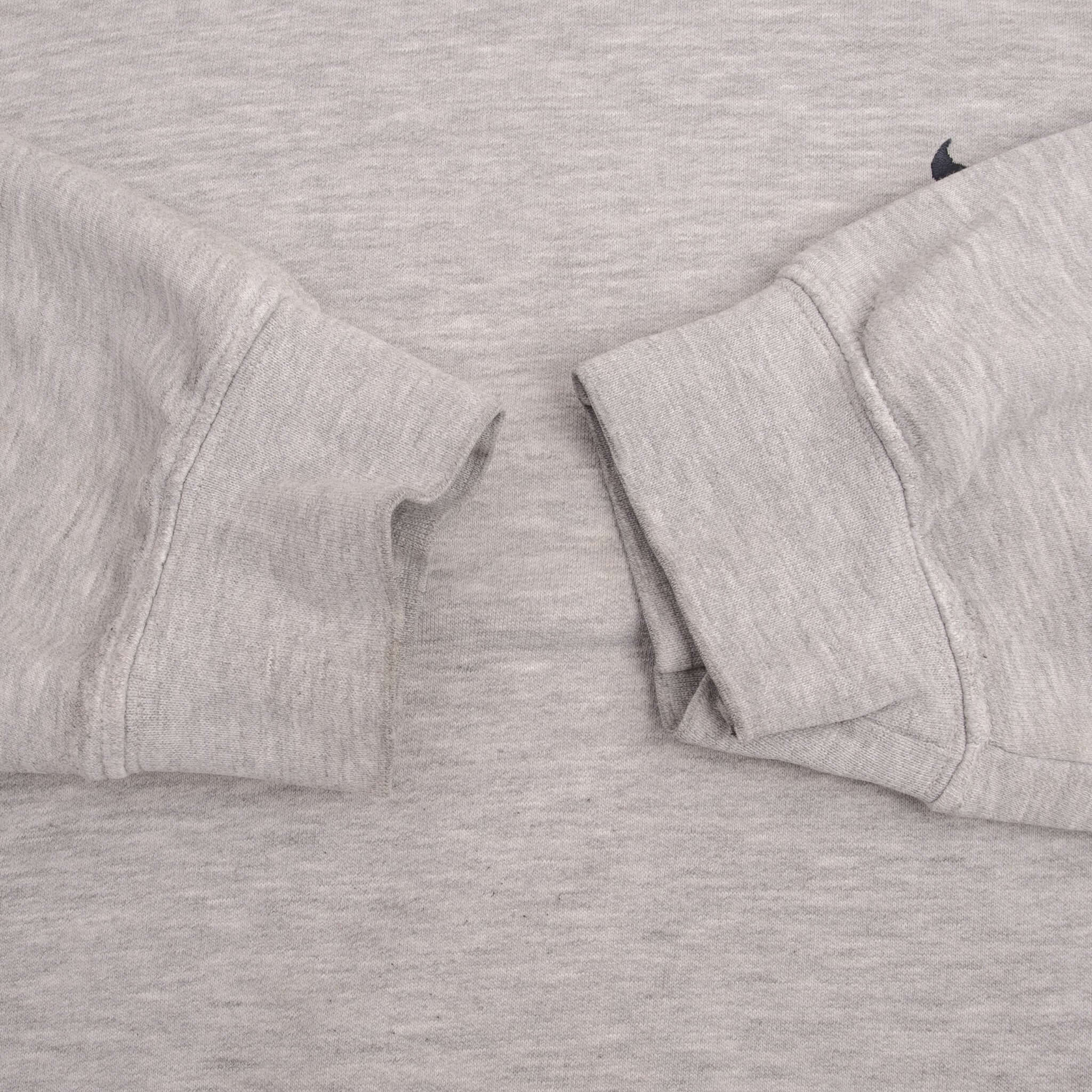 Vintage Nike Classic Swoosh Grey Sweatshirt 2000S Size 2XL