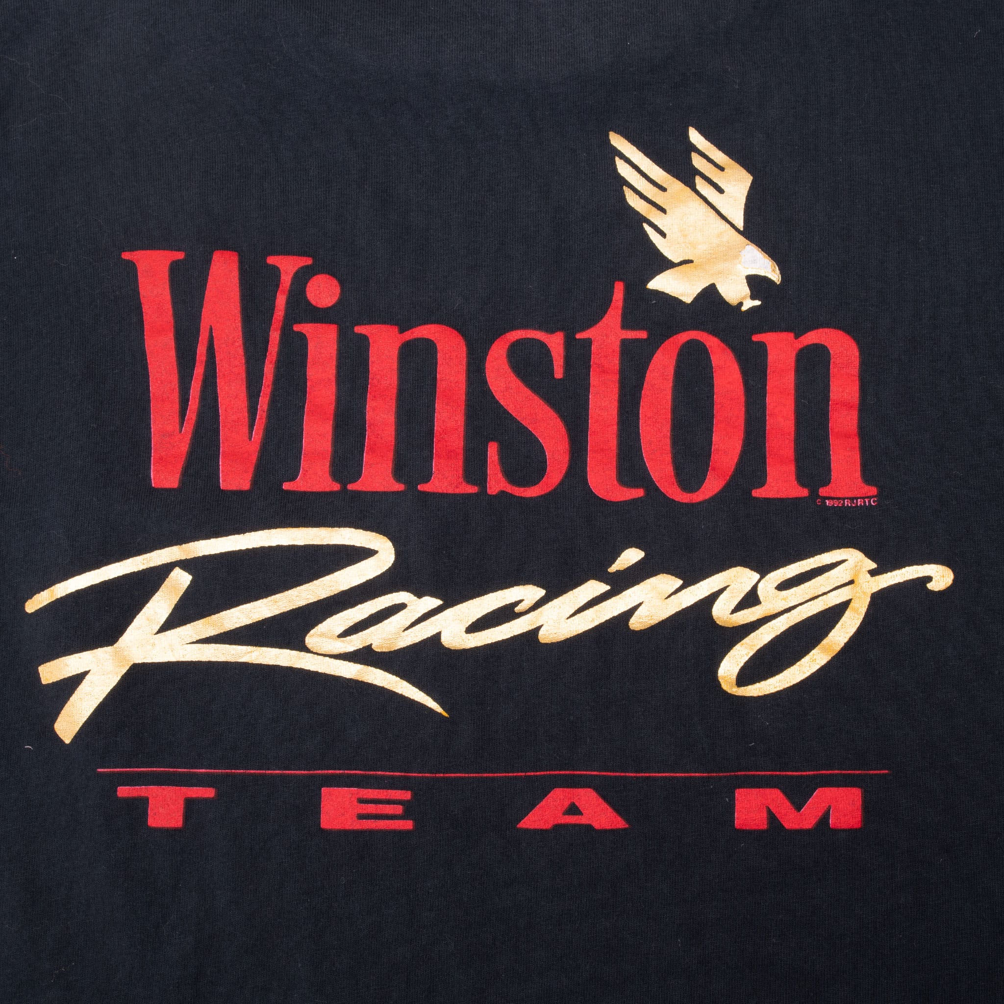 Vintage Winston Racing Team 1992 Tee Shirt Size Large Made In Usa