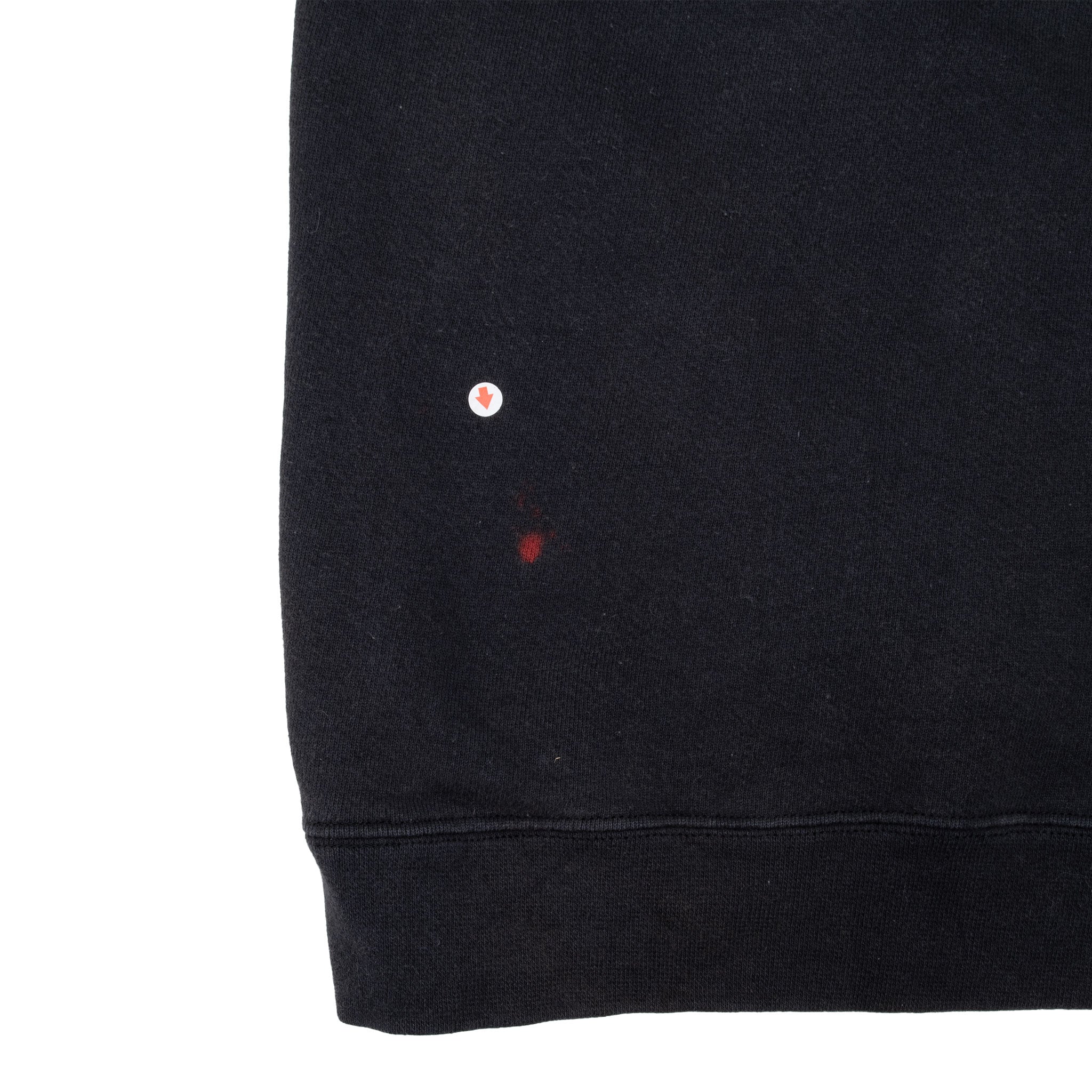 VINTAGE NIKE CENTER SWOOSH BLACK HOODIE 1990S TRAVIS SCOTT SIZE 2XL