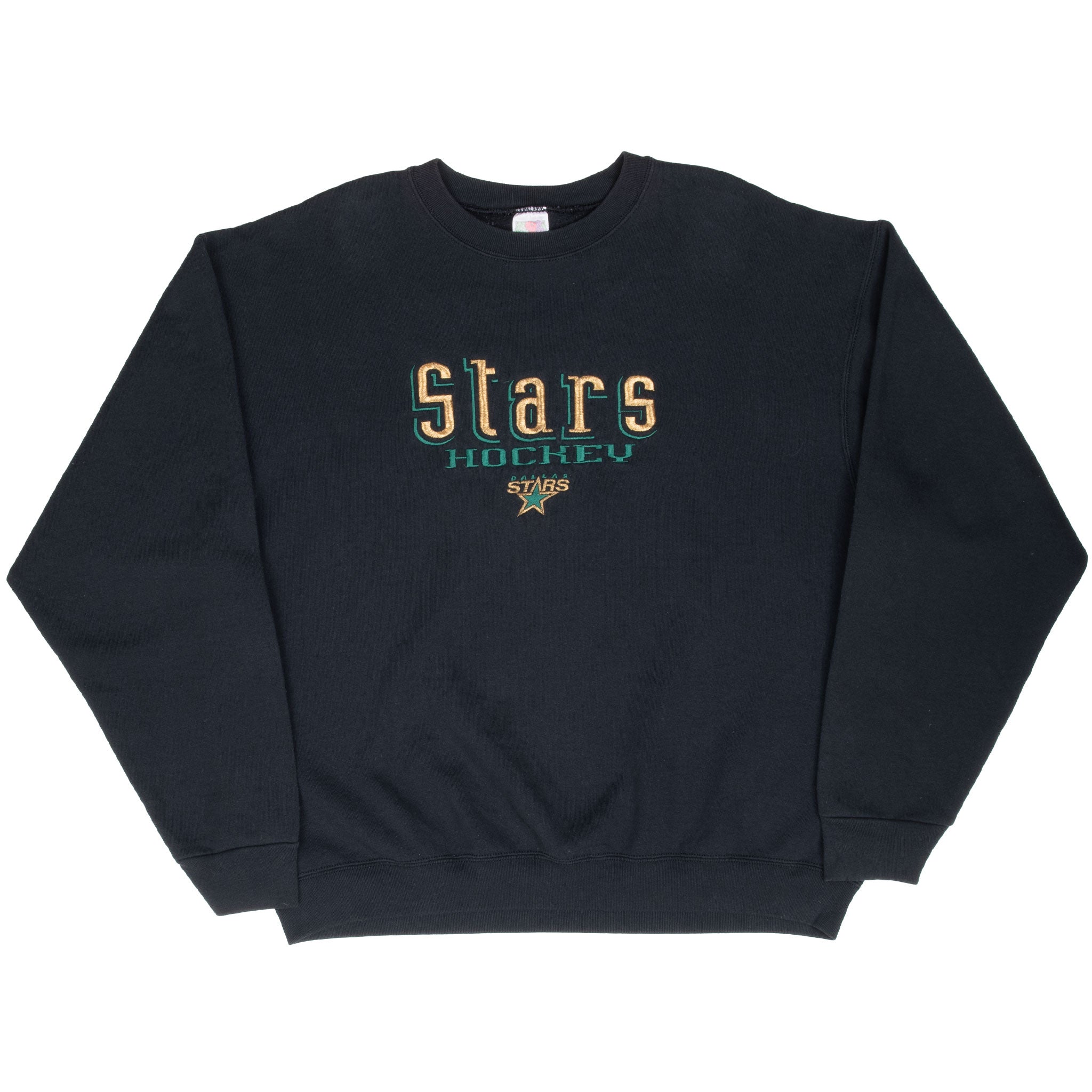 Vintage Nhl Dallas Stars Embroidered Sweatshirt 1990S Size XL