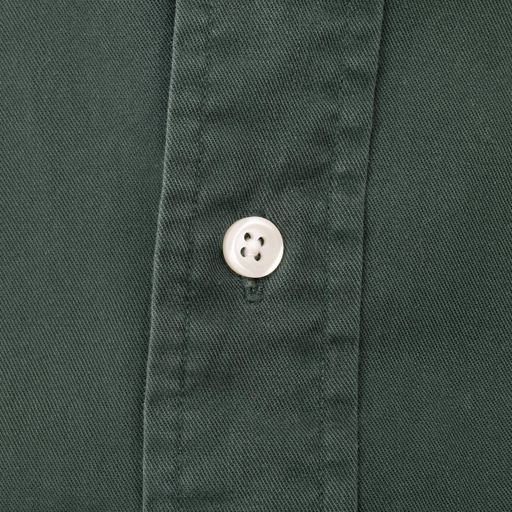 Vintage Ralph Lauren Green Shirt 1990S Size Large Made In Usa