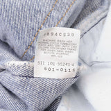 Beautiful Indigo Levis 501 Jeans 1980s Made in USA with Medium Wash   Size on tag 36X30 Actual Size 35X27 Back Button #511