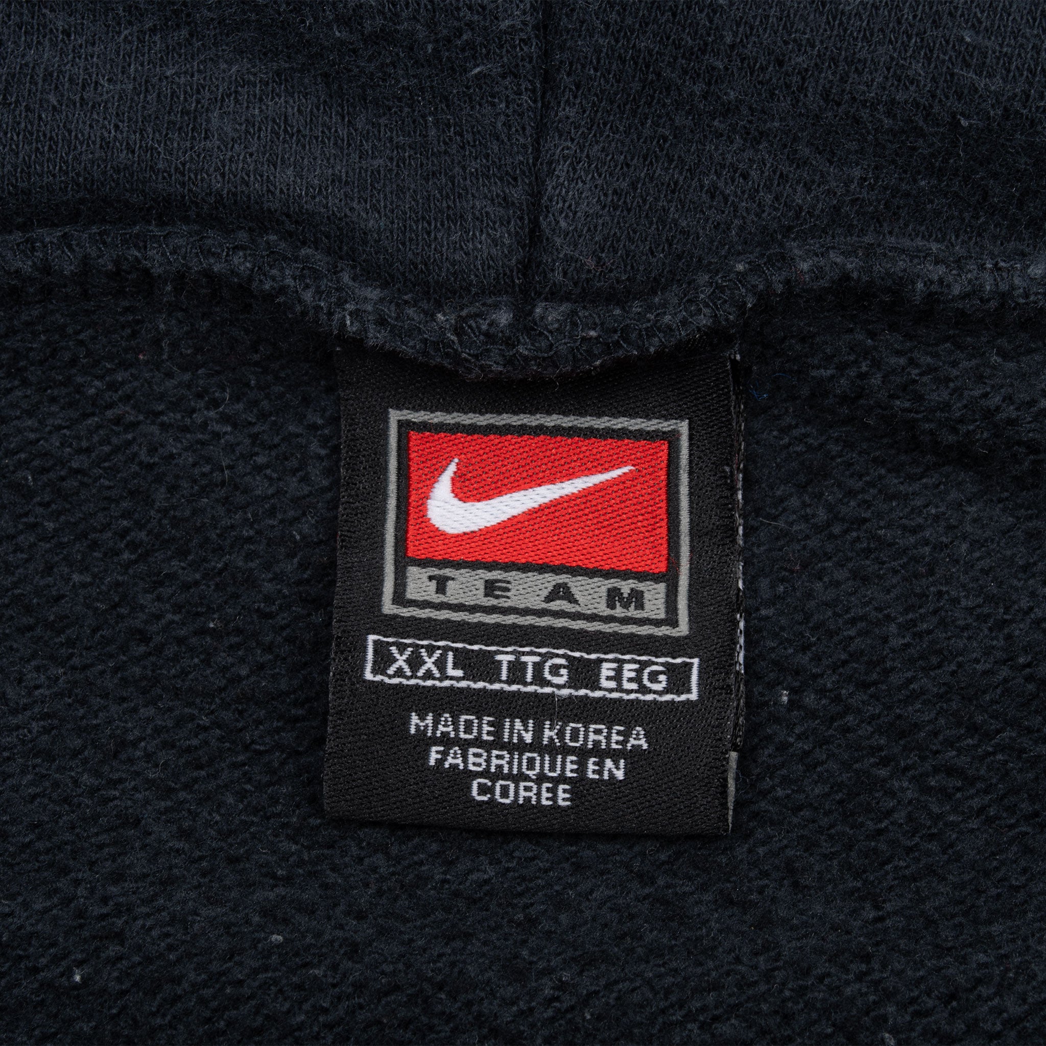 Vintage Ncaa Nike Iowa Center Swoosh Hoodie Sweatshirt 1990S Size 2XL