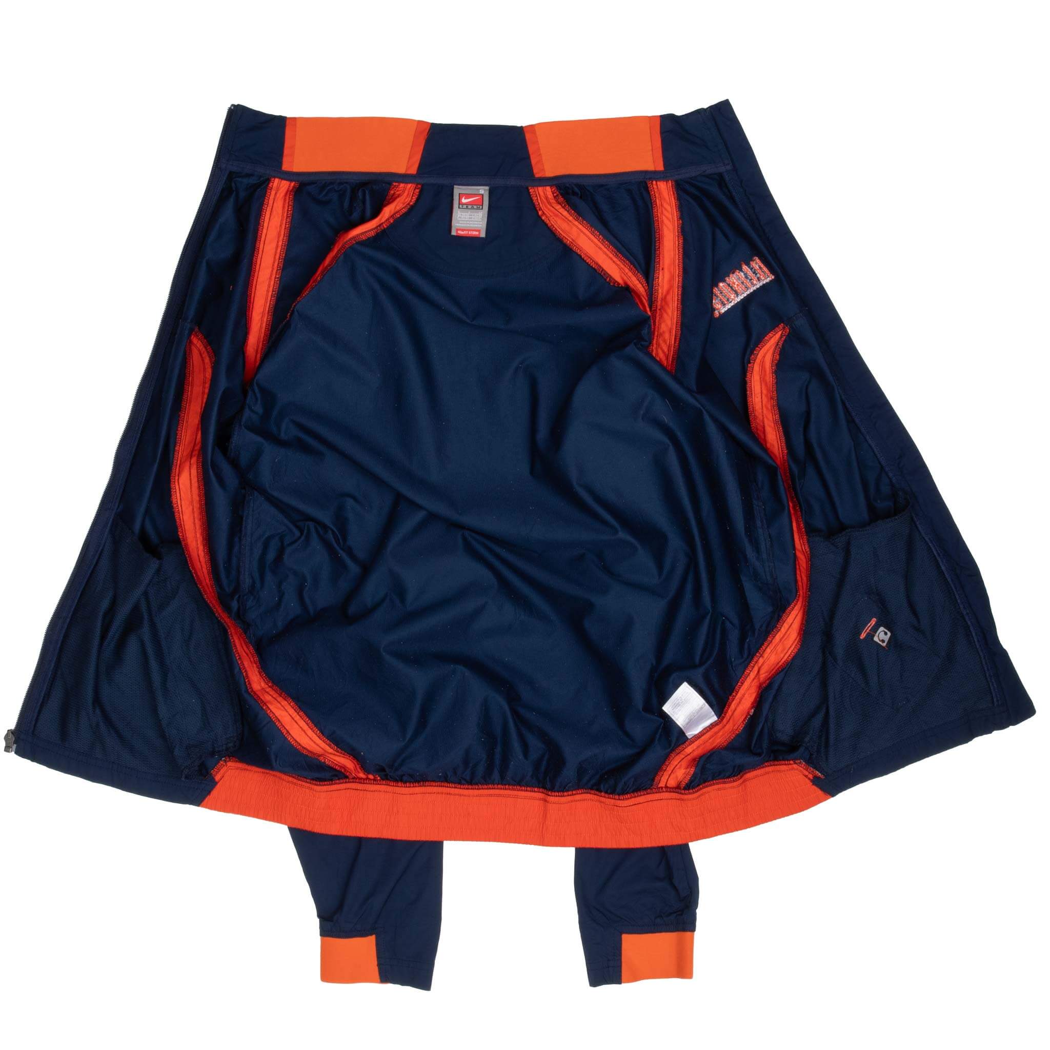 Vintage Nike Ncaa University Of Illinois Windbreaker Jacket 2000S Size Small