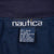 Vintage Nautica Blue Windbreaker Bomber Jacket 1990S Size Large