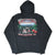 Back of black Harley-Davidson hoodie with Winchester, Virginia motorcycle and apple graphic