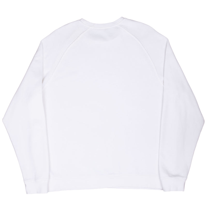 Vintage Nike Classic Swoosh White Sweatshirt 2000S Size XL