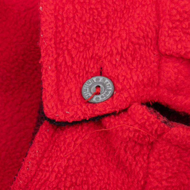 Vintage Marlboro Reversible Fleece Quarter Zip Jacket 1990S Size XL