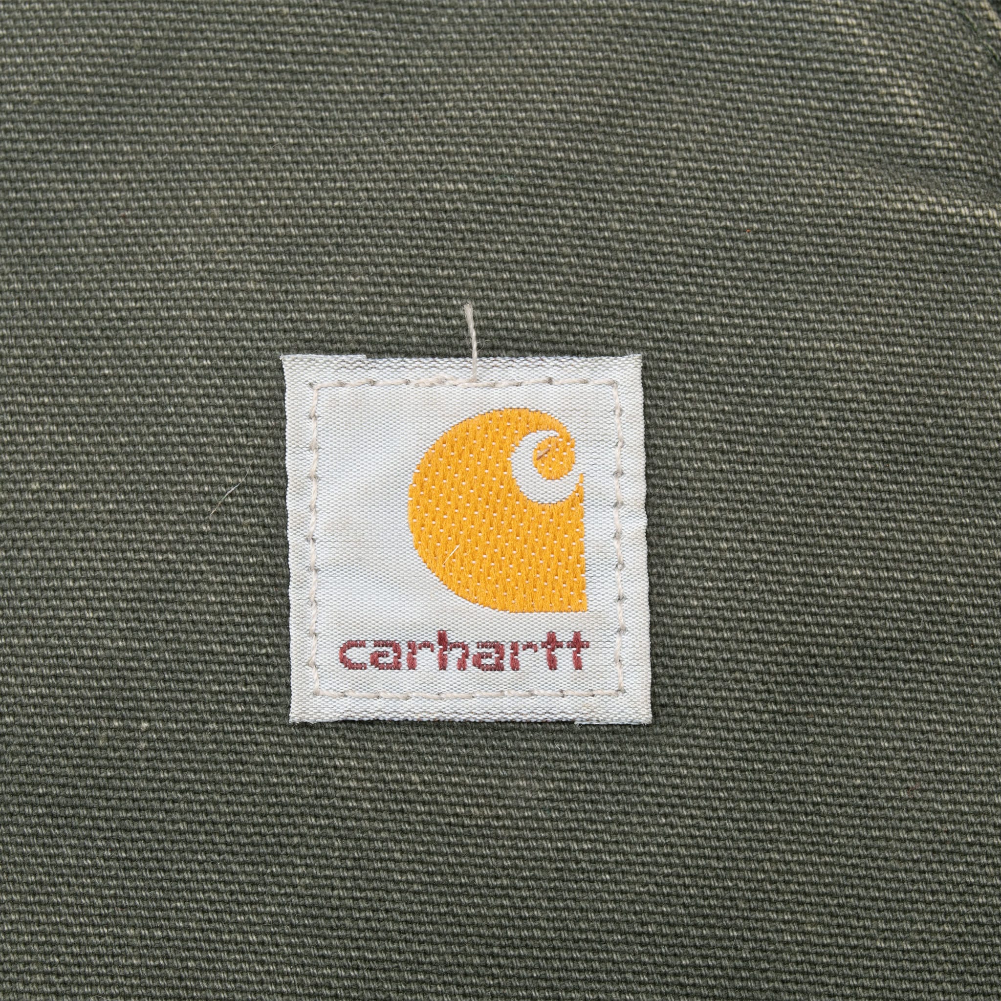 Vintage Carhartt Quilt Lined Green Vest Jacket 2004 V01Dgr Size 2Xl Tall Made In USA
