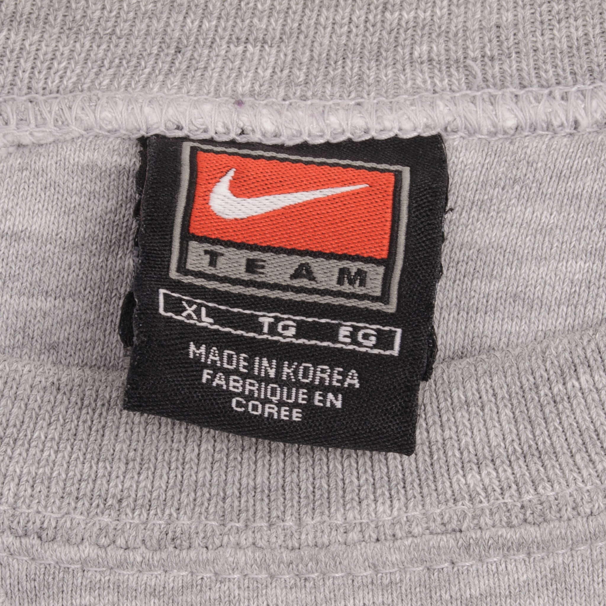 Vintage Nike Ncaa Carolina Basketball Grey Sweatshirt 1990S Size XL