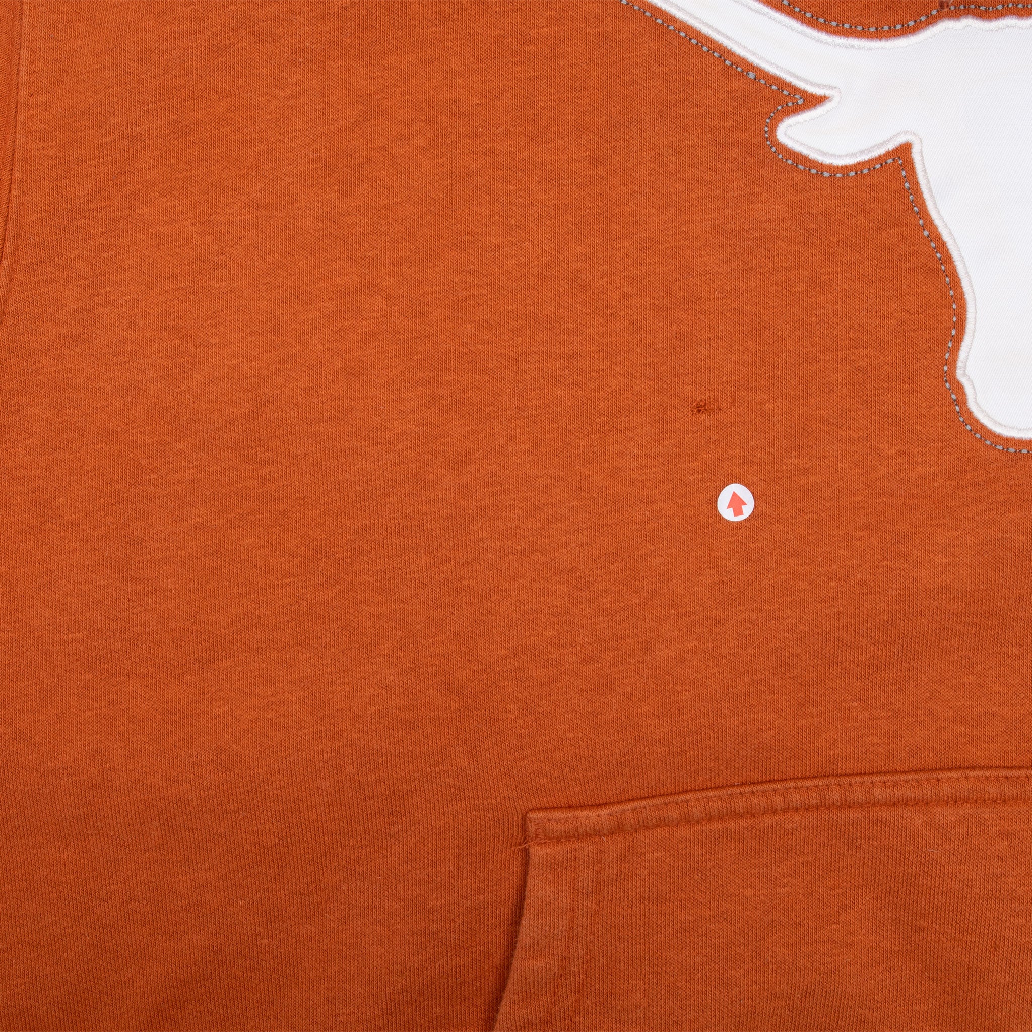 VINTAGE NCAA TEXAS LONGHORNS CENTER SWOOSH NIKE HOODIE SWEATSHIRT 2000S LARGE