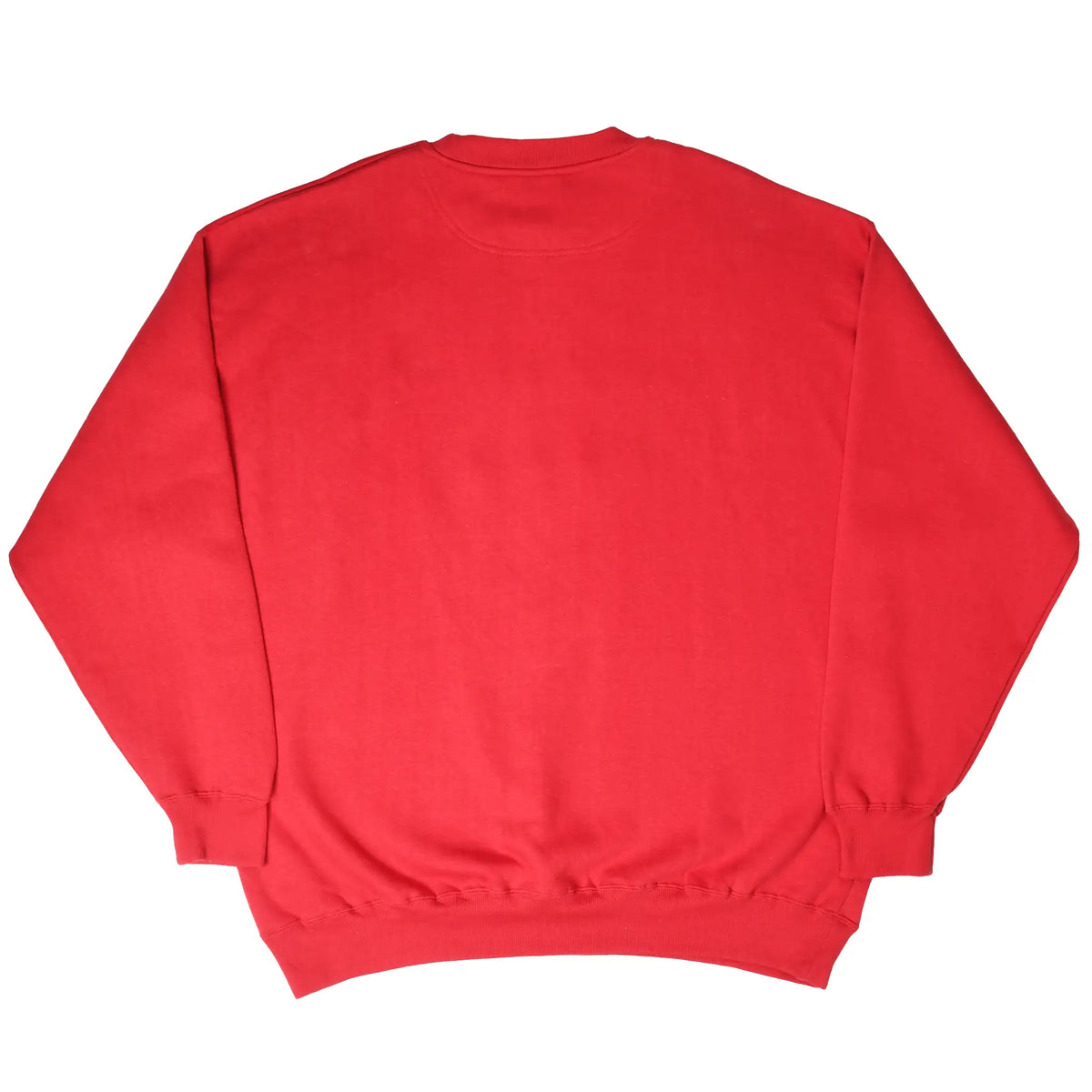 Plain back of red Kansas City Chiefs crewneck sweatshirt
