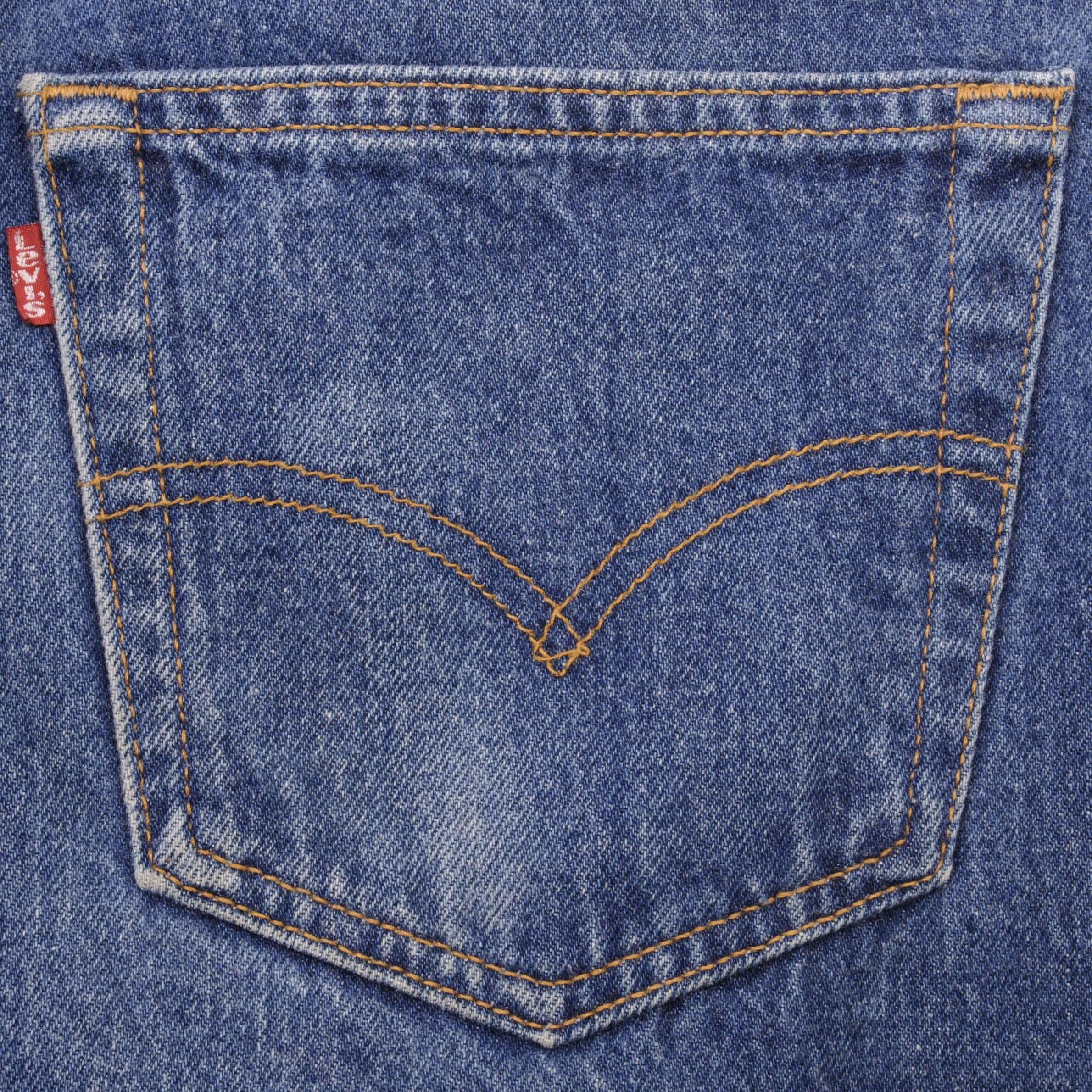 Beautiful Indigo Levis 501 Jeans 1990s Made in USA with Medium Wash   Size on tag 34X34 Actual Size 34X32 Back Button #524