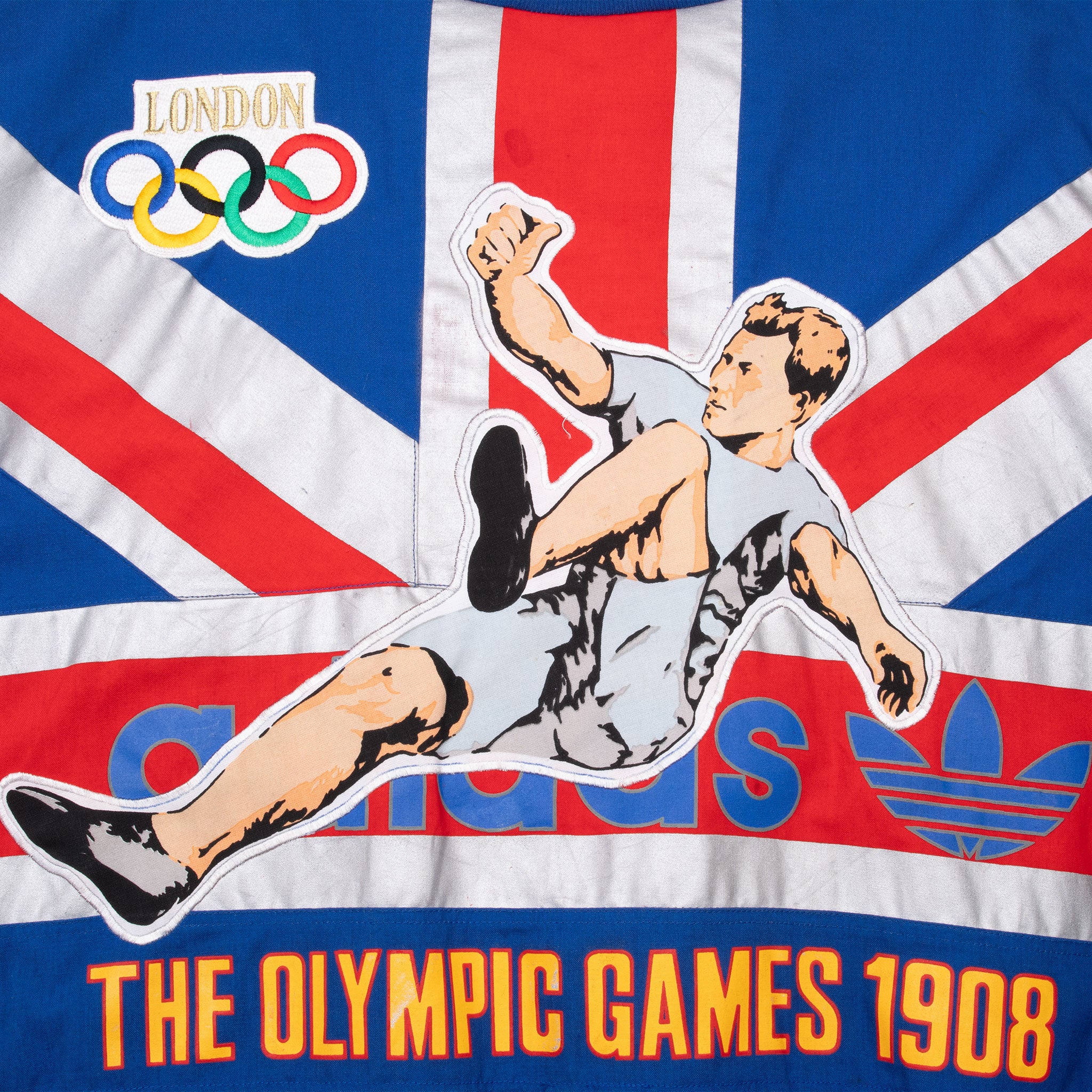 Vintage Adidas London Olympic Games 1948 1980S Sweatshirt Size Large