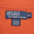 Vintage Polo Ralph Lauren Orange Quarter Zip Sweater 1990s Size XL