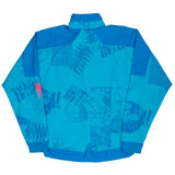 Vintage Nike International All Over Print Blue Windbreaker Jacket 1990S Size Medium