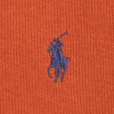 Vintage Polo Ralph Lauren Orange Quarter Zip Sweater 1990s Size XL