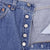 Beautiful Indigo Levis 501 Jeans 1980s Made in USA with Medium Wash   Size on tag 32X36 Actual Size 30X36 Back Button #546