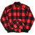 Vintage Carhartt Red Black Plaid Fleece Jacket 1990s 2XL Made in USA
