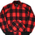 Vintage Carhartt Red Black Plaid Fleece Jacket 1990s 2XL Made in USA