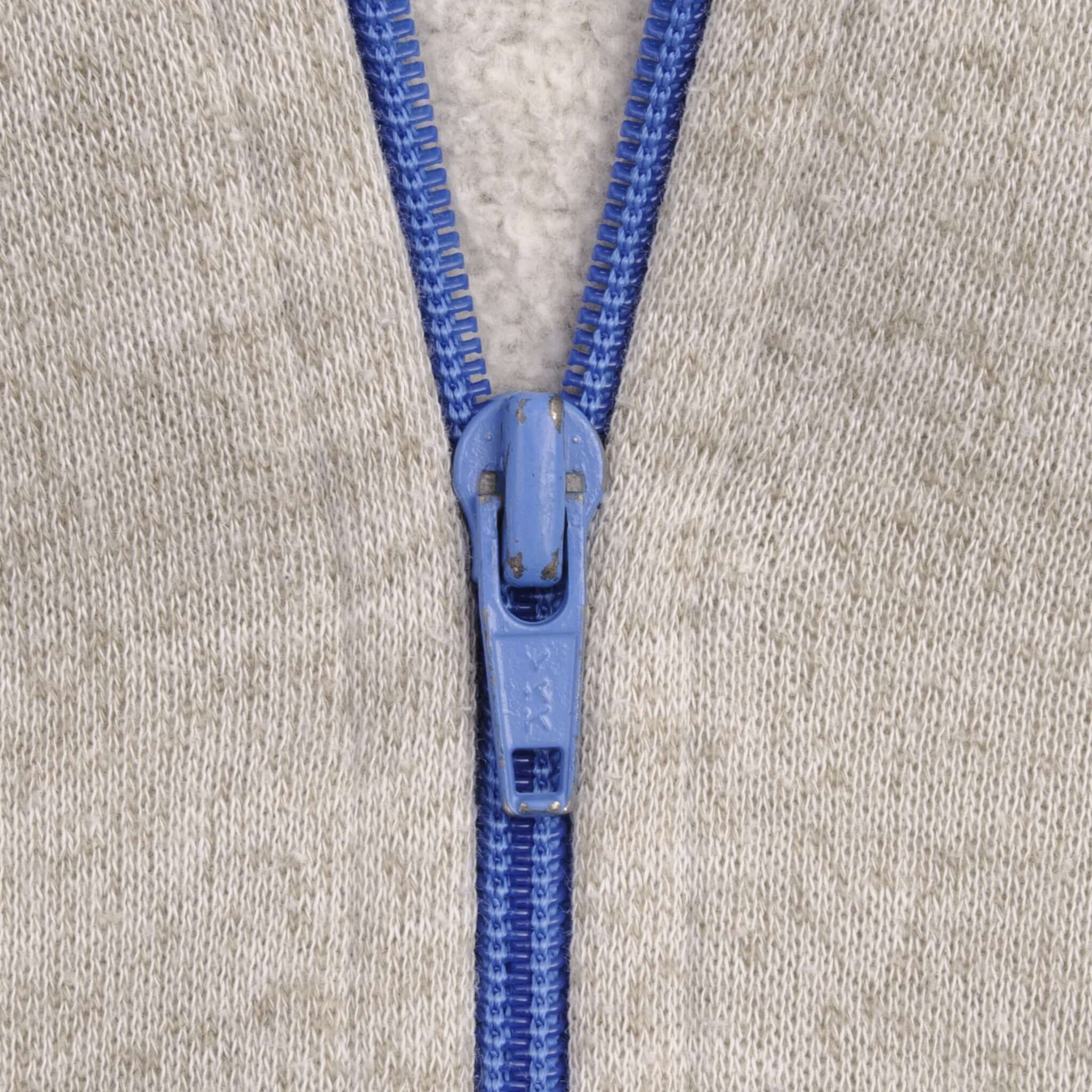 Vintage Nike Classic Swoosh Gray Full Zip Hoodie Sweatshirt 1970S Size Medium