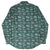 Back of green Polo Ralph Lauren shirt with allover rowing and riverside scenic print