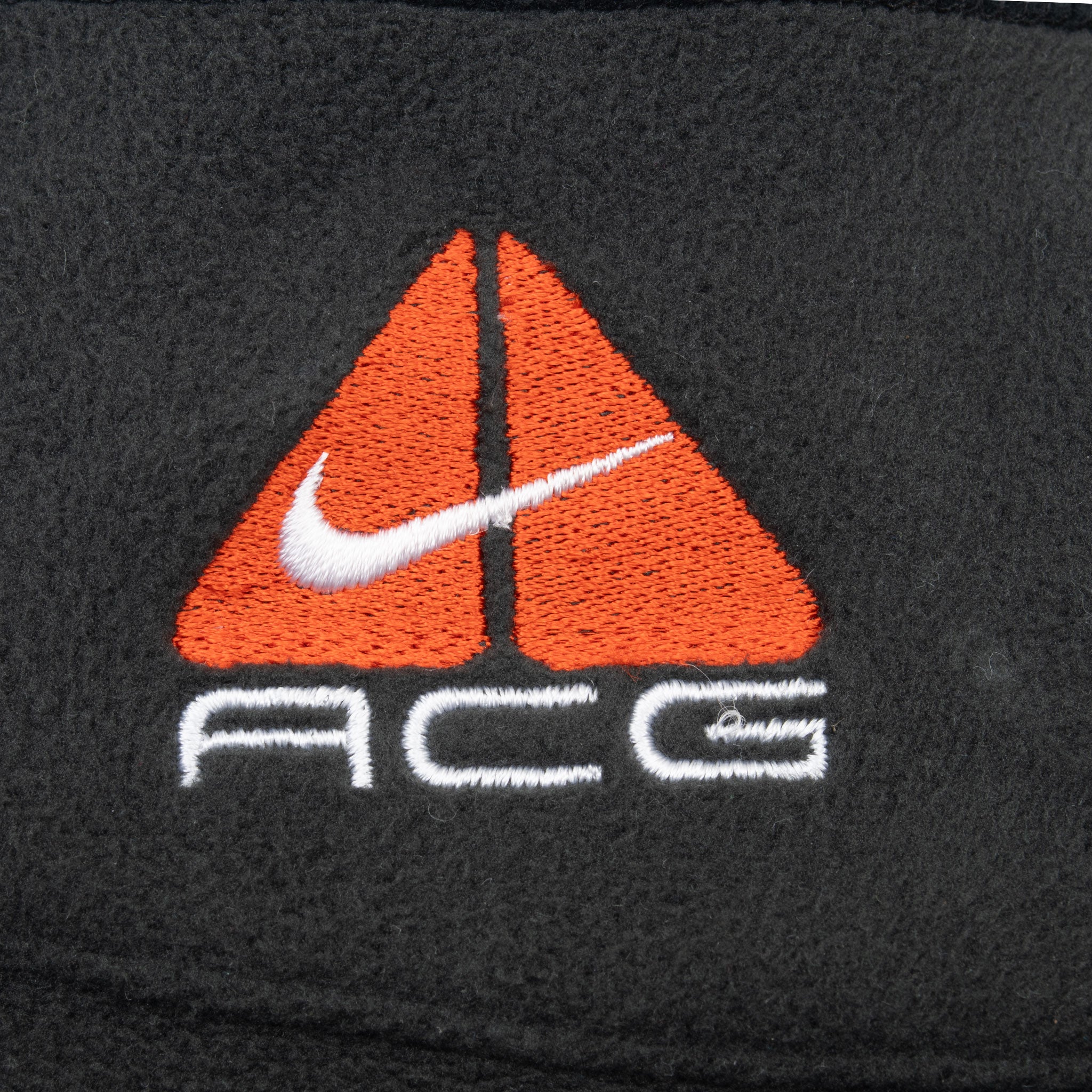 Vintage Nike Acg Black Fleece Vest Jacket 1990S Size Medium