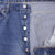 Beautiful Indigo Levis 501 Jeans 1980s Made in USA with Medium Light Wash With Light Whiskers  Size on tag 38X36 Actual Size 36X36 Back Button #501