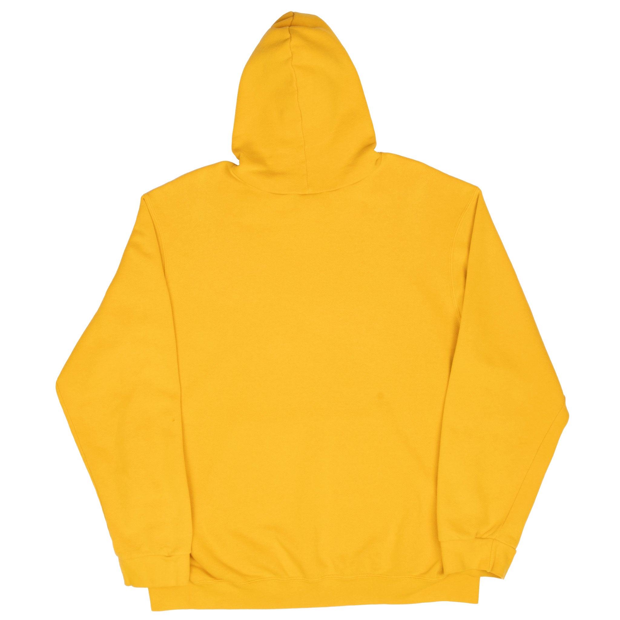 Vintage Nike Center Swoosh Mustard Yellow Travis Scott Hoodie 2000S Size Large