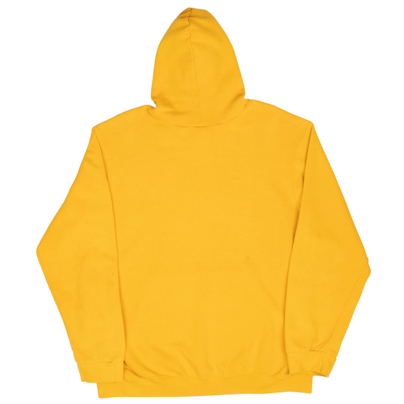 Vintage Nike Center Swoosh Mustard Yellow Travis Scott Hoodie 2000S Size Large