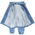 Open interior of blue Polo Ralph Lauren denim jacket showing unlined construction and pockets