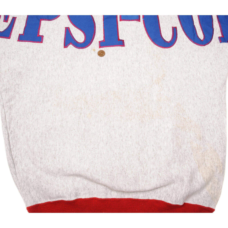 SUDADERA VINTAGE PEPSI COLA TALLA GRANDE FABRICADA EN EE. UU.