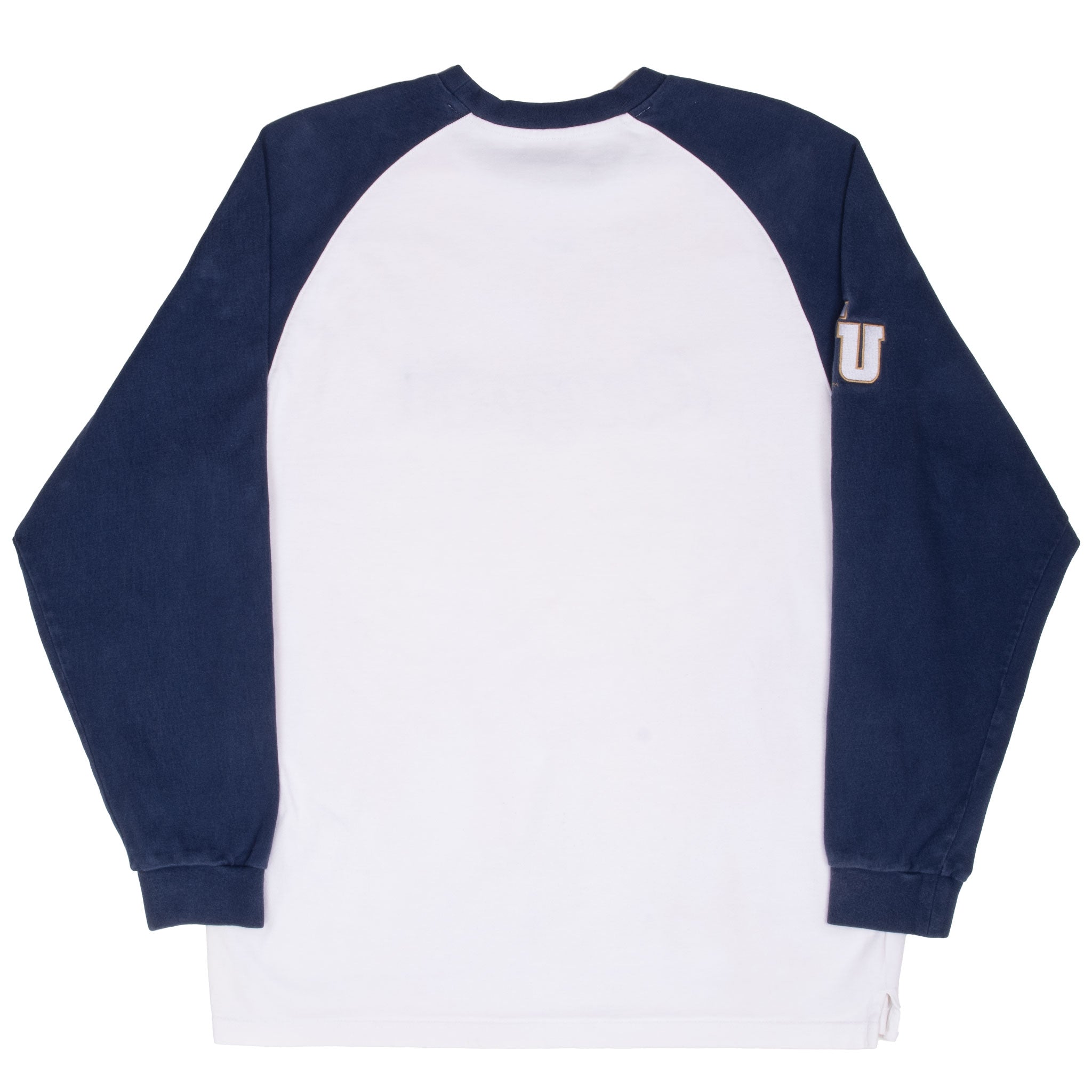 Vintage Nike Ncaa Byu Brigham Young Raglan Long Sleeve Tee Shirt 1990S Size Medium