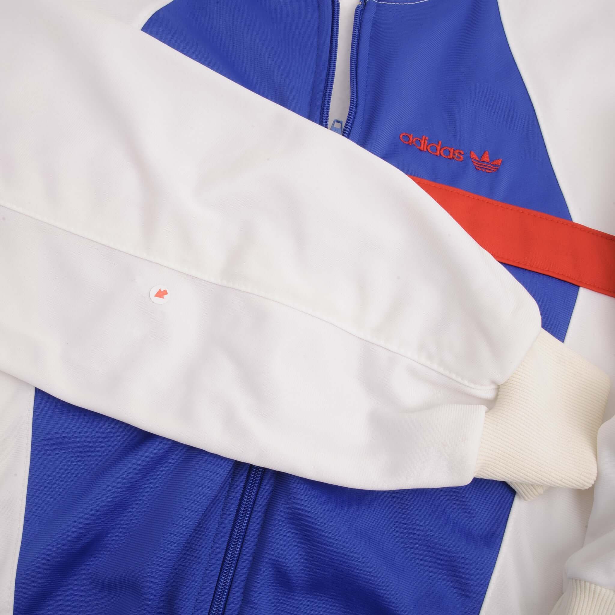 VINTAGE ADIDAS TRACKSUIT JACKET 1970S MEDIUM MADE IN USA