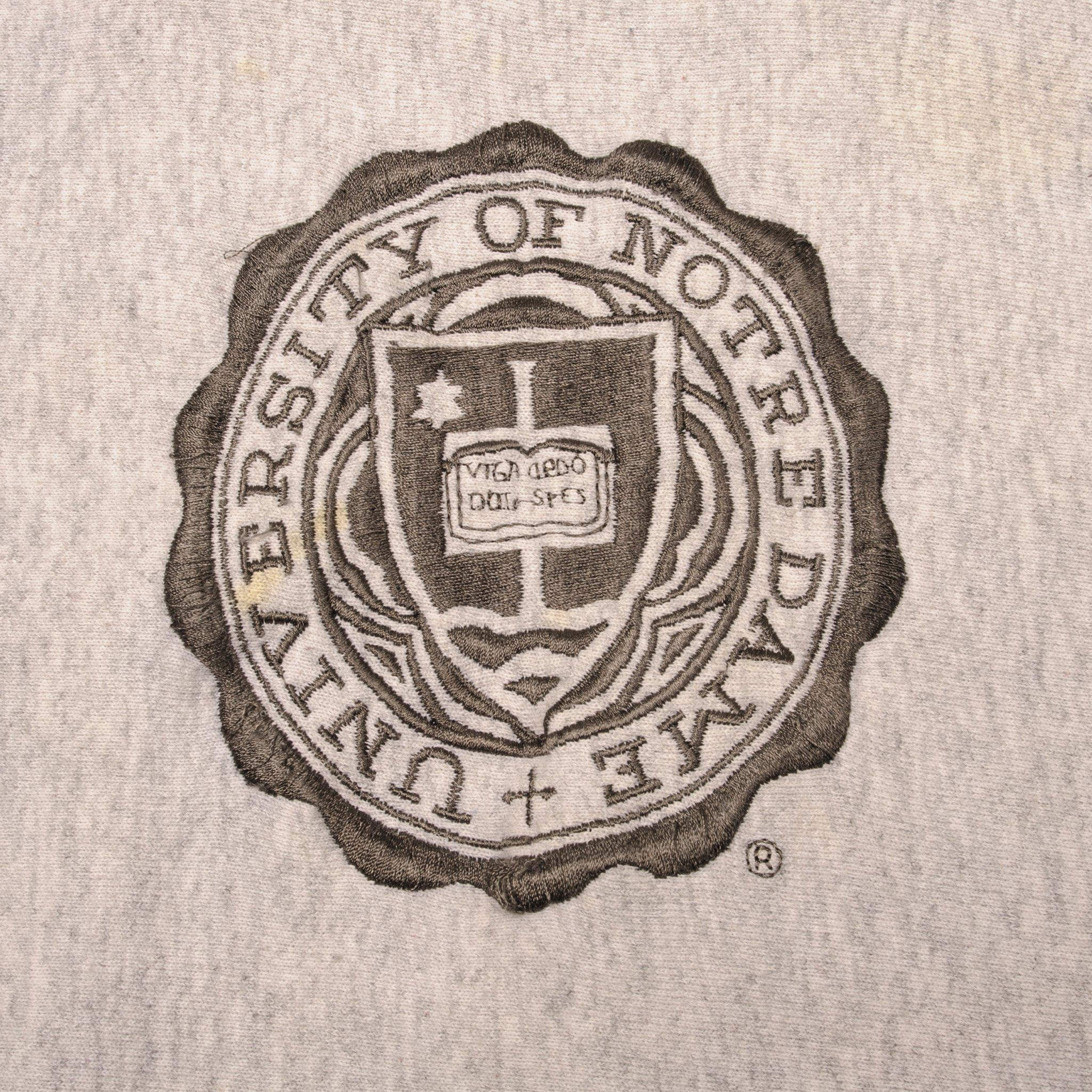 VINTAGE UNIVERSITY OF NOTRE DAME SWEATSHIRT SIZE 2XL MADE IN USA