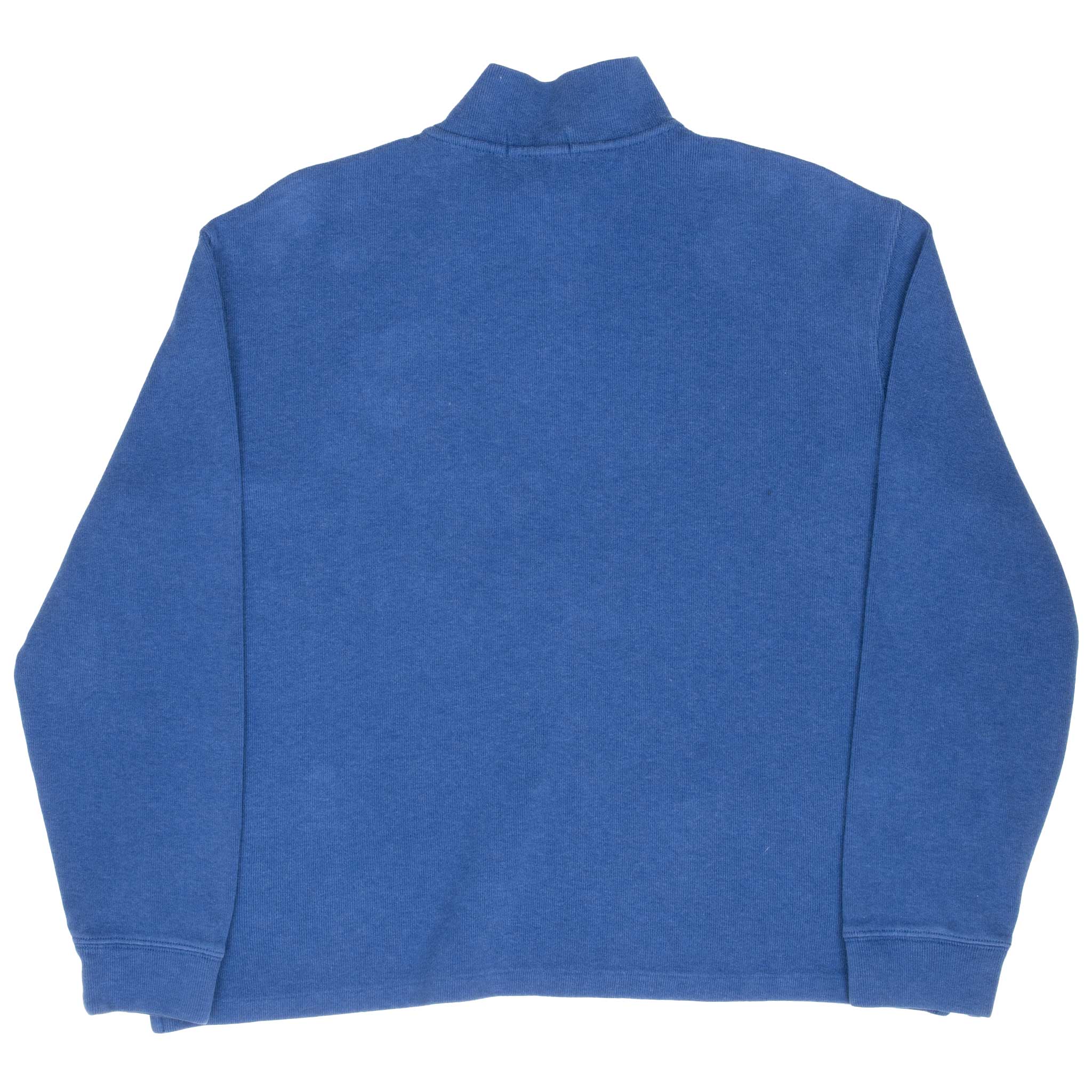Vintage Polo Ralph Lauren Blue Quarter 1/4 Zip Sweater Size XL