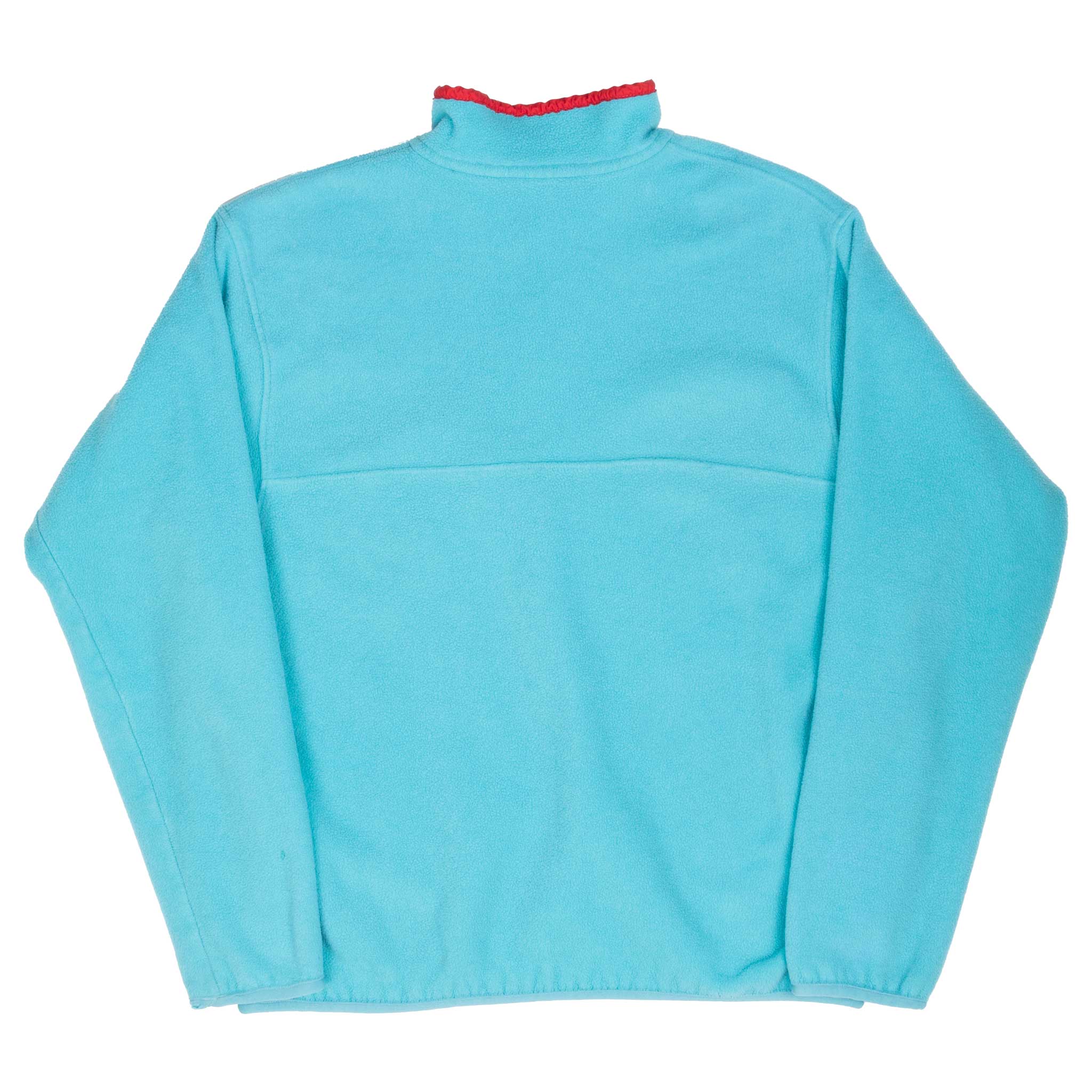 Vintage Patagonia Turquoise Snap T Fleece Pullover Jacket 1990S Size XL Made In USA