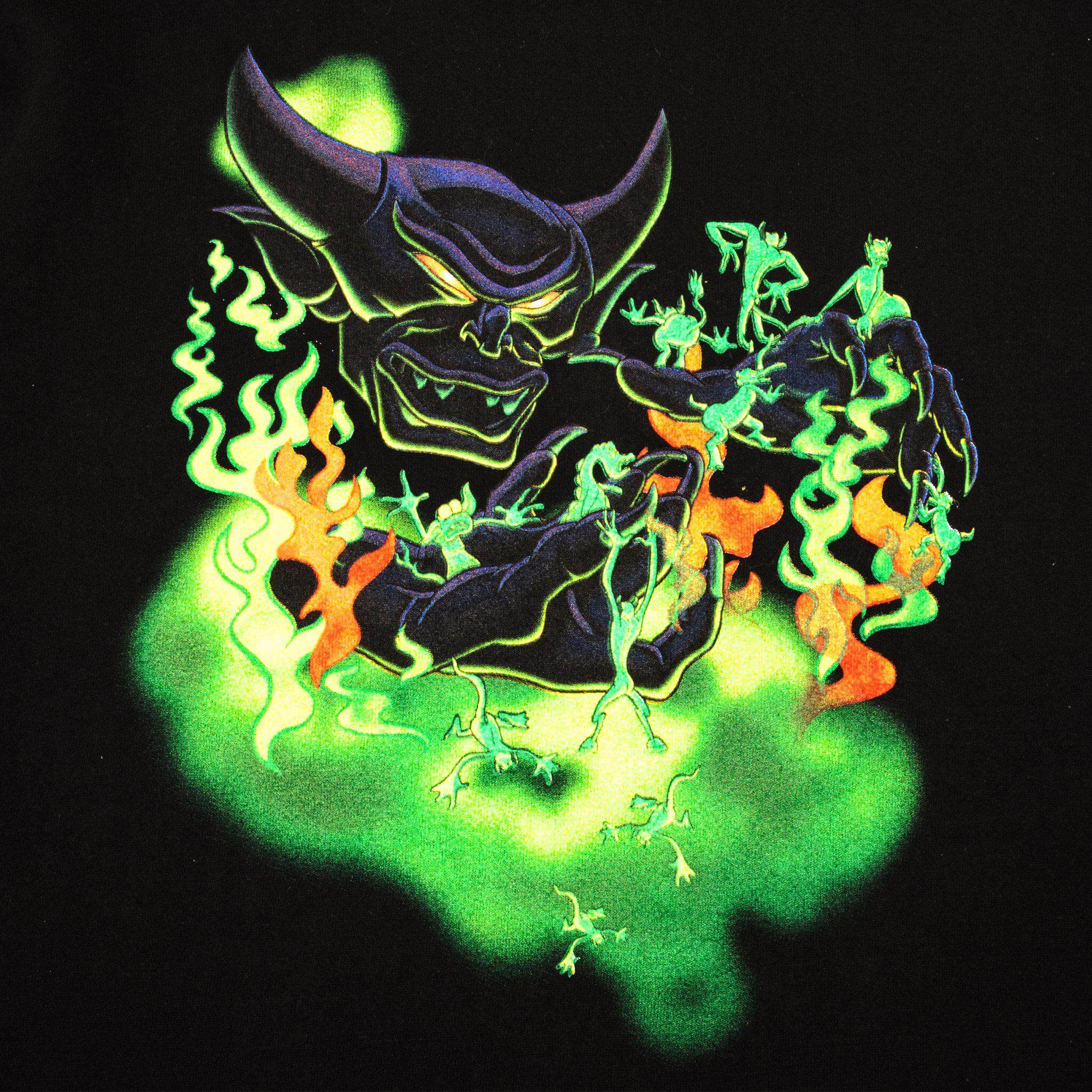 VINTAGE DISNEY VILLAINS SWEATSHIRT CHERNABOG SIZE XL MADE IN USA