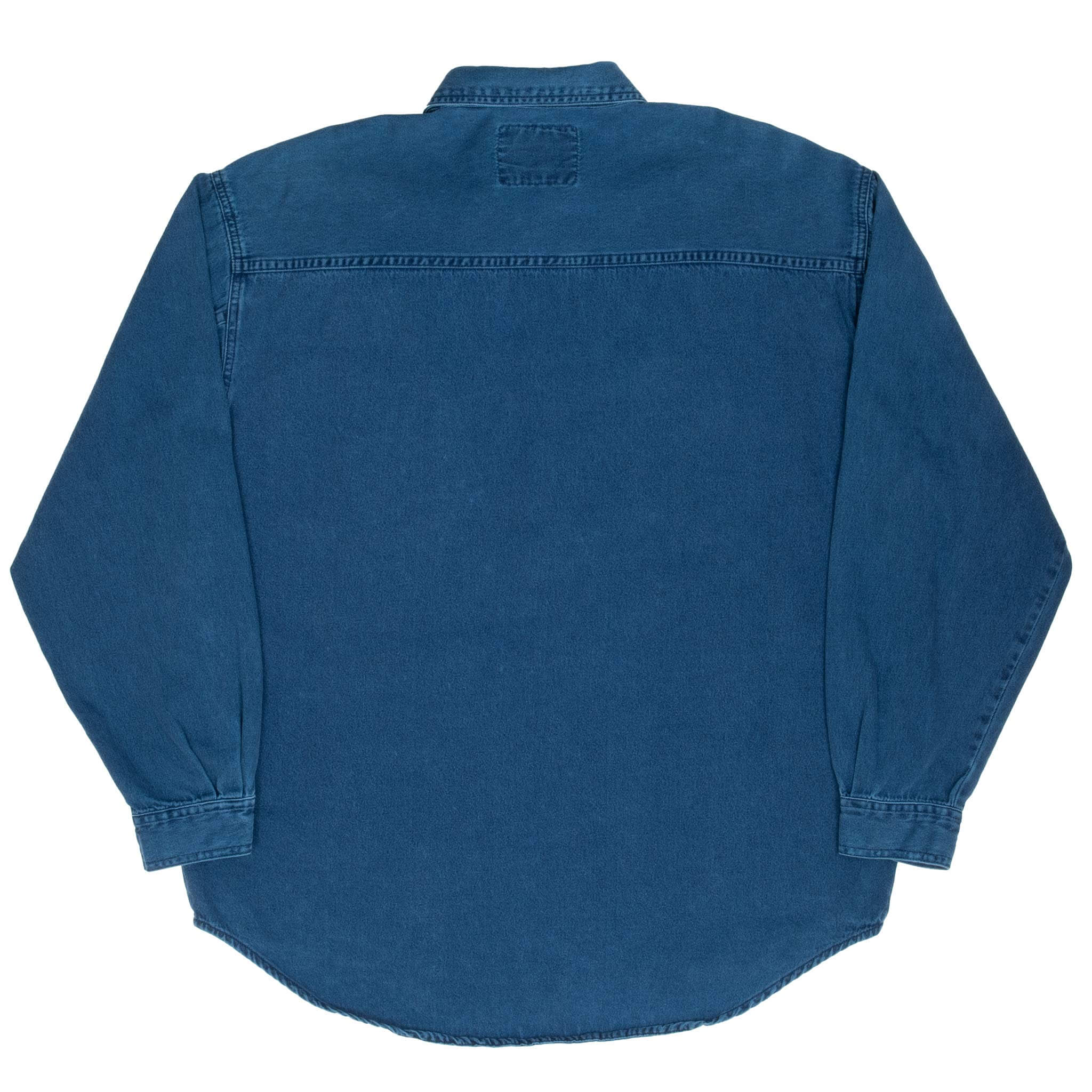 Vintage Levis Cyan Pocket Denim Shirt 1990S Size Large